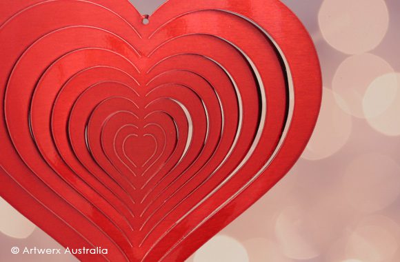 Red Heart closeup Artwerx Australia