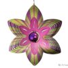 Flower Gazing Ball Wind Spinner
