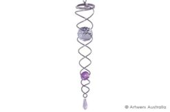 Wind Spinner Crystal Tails - Lavender