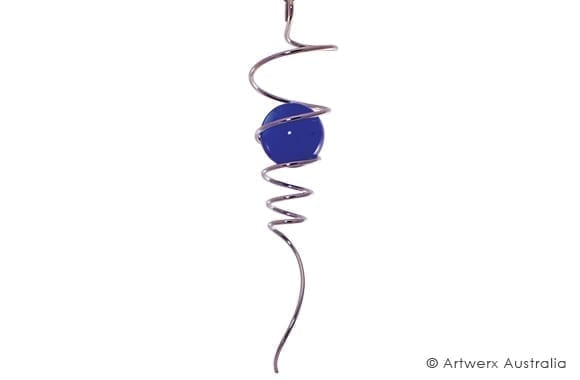 Wind Spinner Spiral - Blue