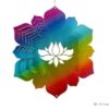 Multi Lotus Wind Spinner