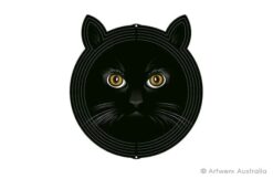 Black Cat Wind Spinner | Artwerx Australia