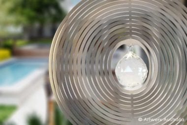 Crystal Circle Wind Spinner | Artwerx Australia