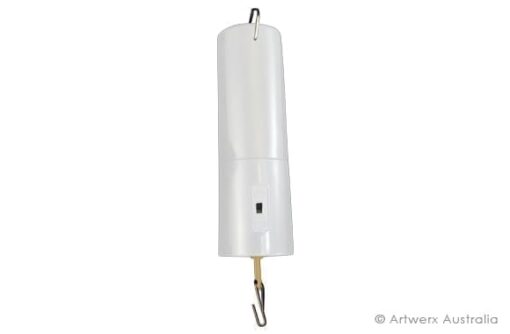 White Wind Spinner Battery Motor